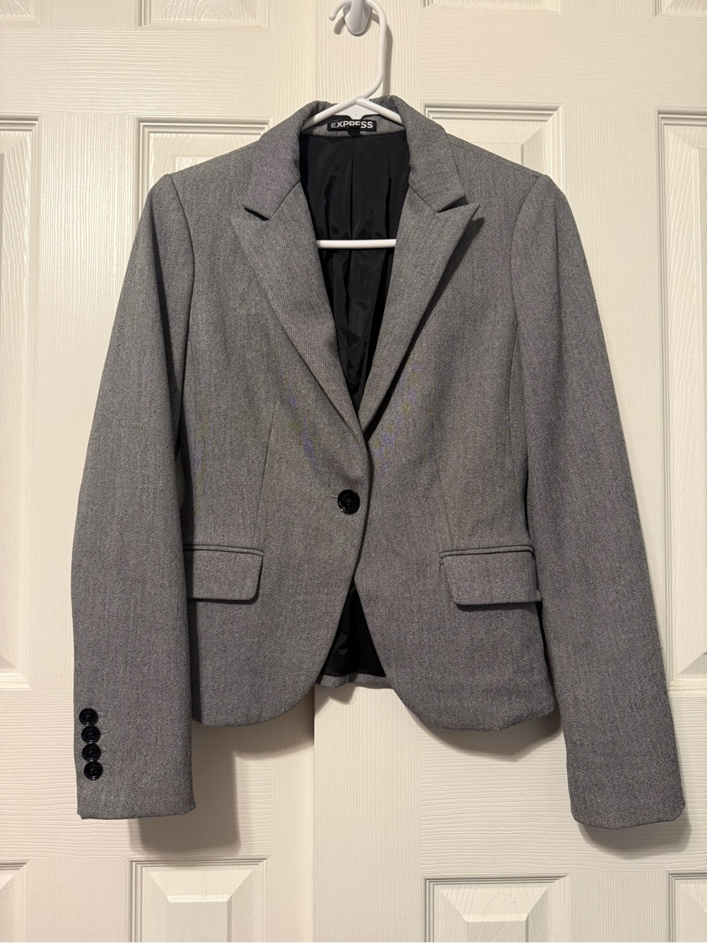 Express Tailored Gray Women's Blazer Jacket